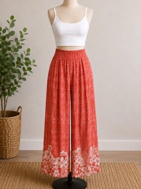 Salt Life Coral Floral Border Swim Sarong Cover-Up